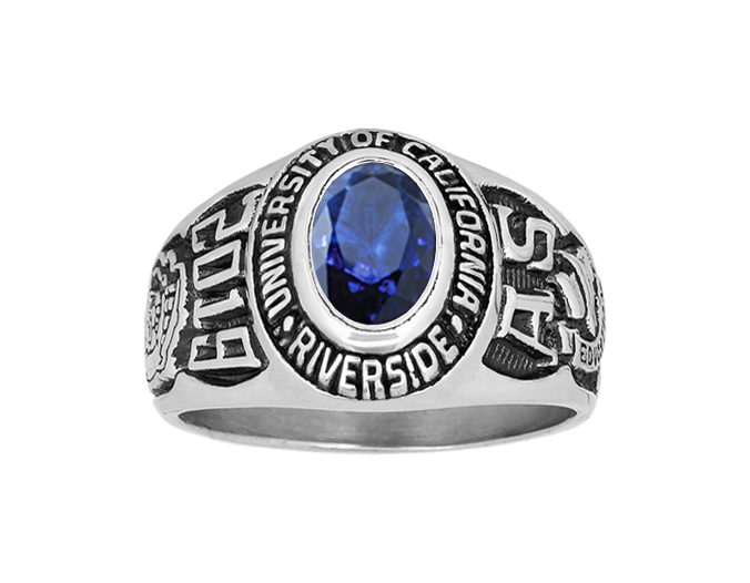 Original Gem Stone Oval UCR Class Rings