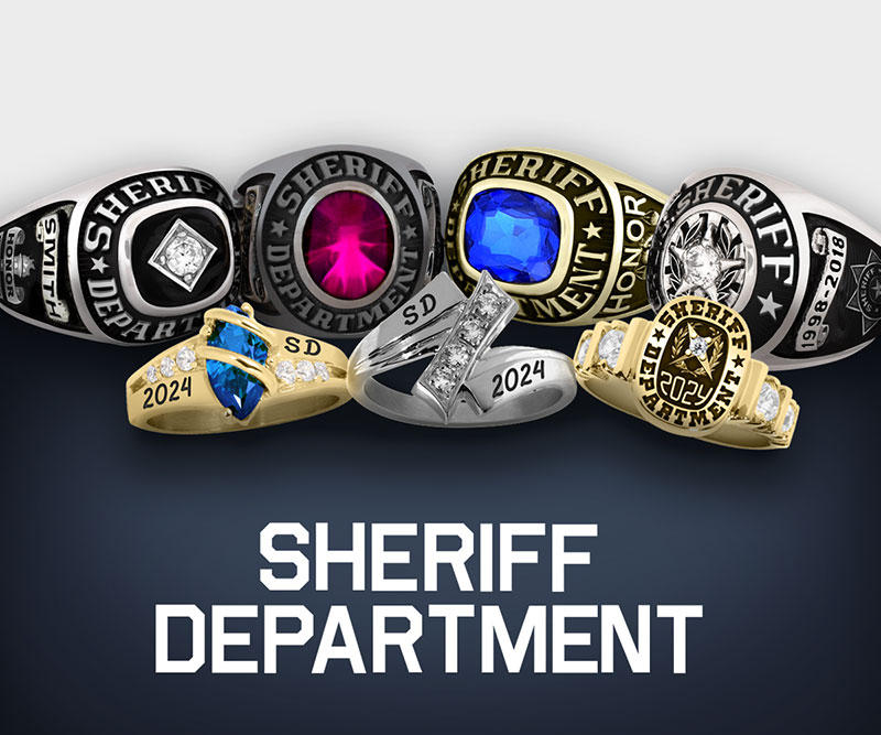Sheriff Department Rings