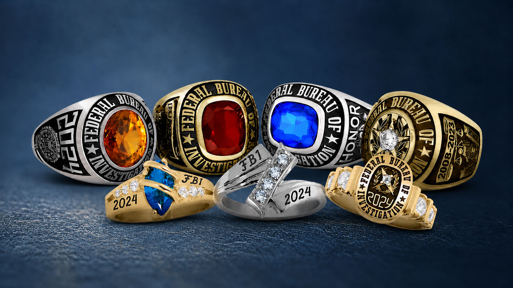F.B.I. Federal Agency Rings
